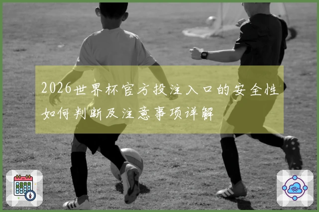 2026世界杯官方投注入口的安全性如何判断及注意事项详解